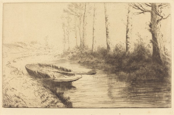 Canal Seen by Morning Light (Le canal: Effet du matin).