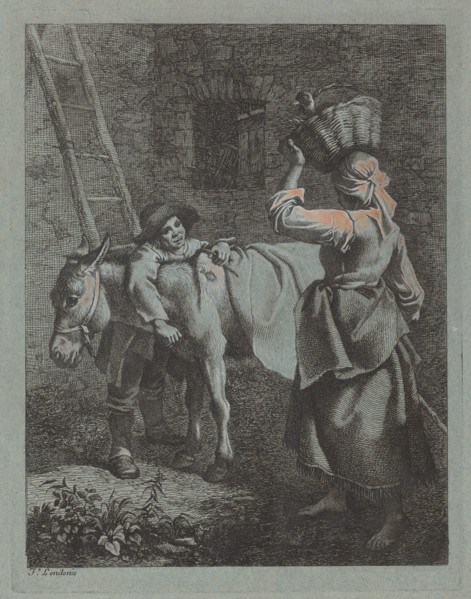 Shepherd Speaking to a Peasant Woman, 1760/1764.