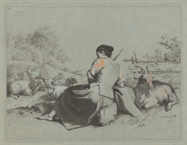 Seated Shepherdess, 1762.
