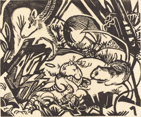 Animal Legend (Tierlegende), 1912.