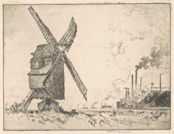 Old and New Mills, Valenciennes, 1910.