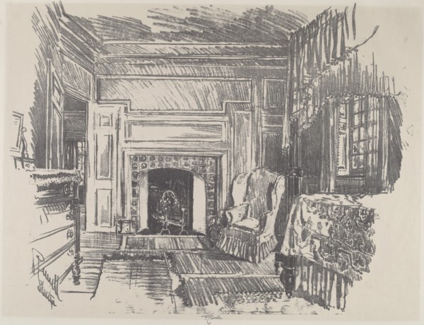 Bed Room, Stenton, 1912.