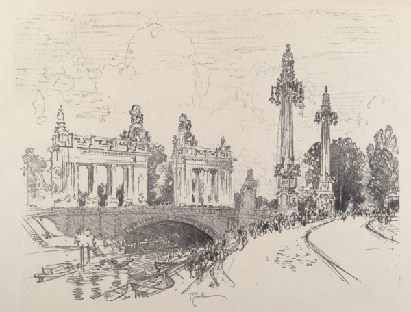 Bridge at Charlottenburg, 1921.