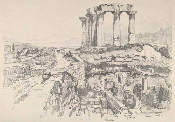 Corinth, towards the Gulf, 1913.