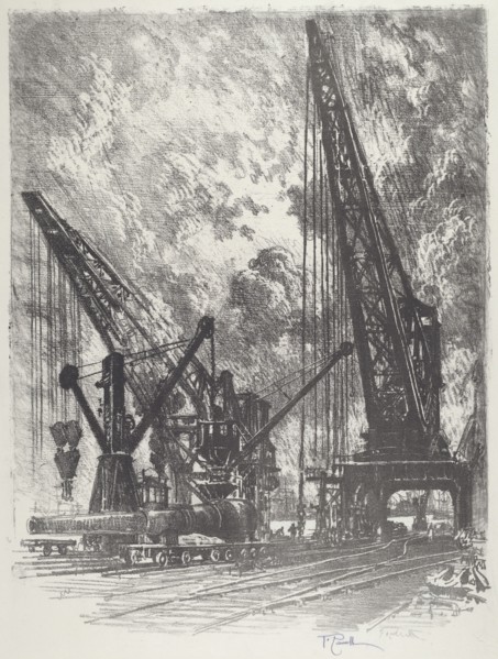 Taking the Big Gun Away, 1916.