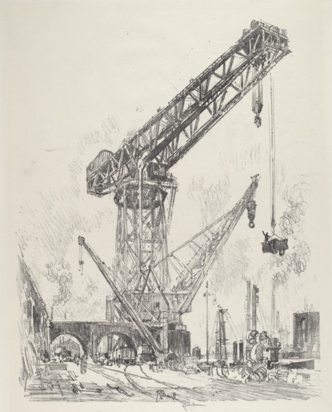 Made in Germany, the Great Crane, 1916.