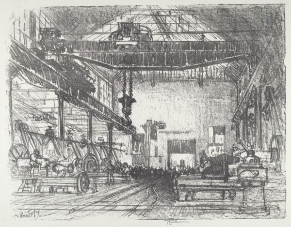 Planing Big Shells, 1916.