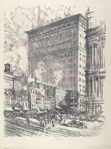 City Hall Square and Wanamaker Building, 1912.