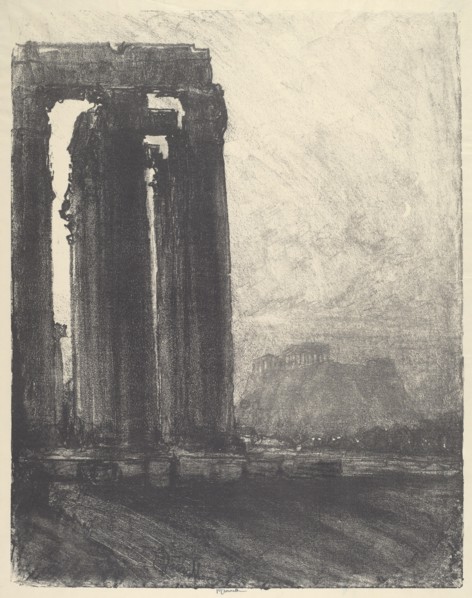 Temple of Jupiter, Evening, 1913.
