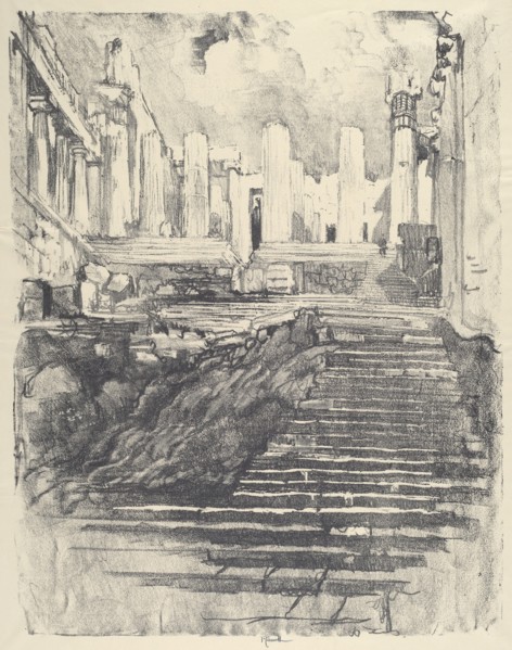 The Way up to the Acropolis, 1913.