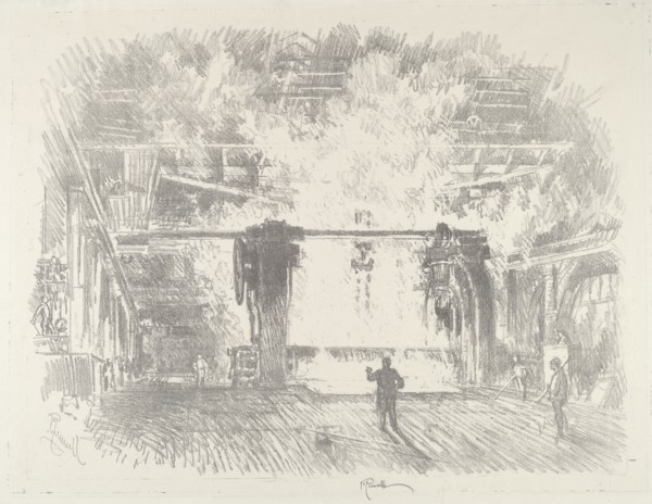 Making Armour-Plate, 1916.