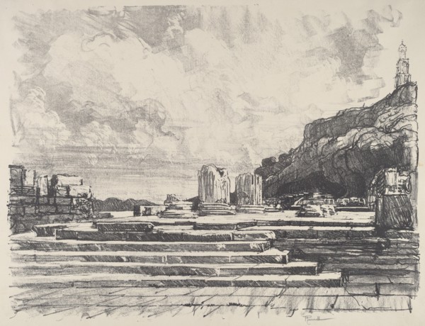 Eleusis, the Pavement of the Temple, 1913.