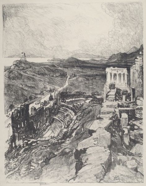 The Odeon, Athens, 1913.
