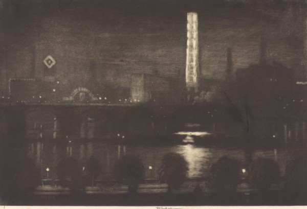 London Night, Whiskey and Tea, 1909.
