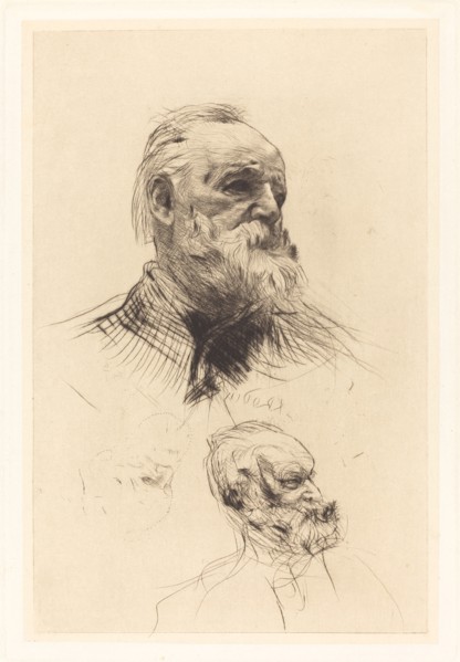 Victor Hugo, De Trois Quarts, 1884.