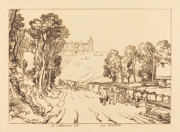 Saint Catherine's Hill Near Guilford, published 1811.