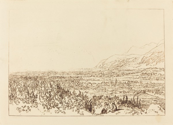 Chain of Alps from Grenoble to Chamberi, published 1812.