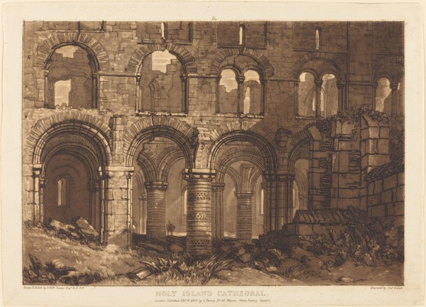 Holy Island Cathedral, published 1808.