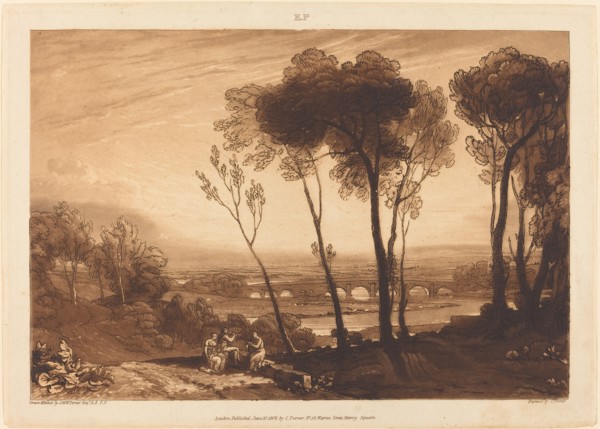 The Bridge in Middle Distance, published 1808.