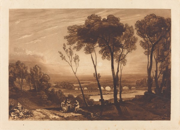 The Bridge in Middle Distance, published 1808.