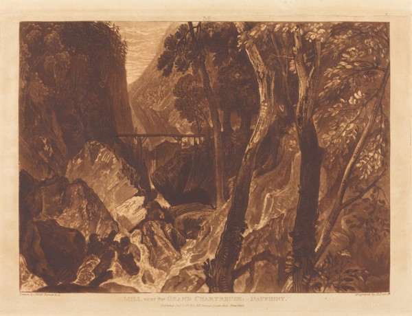 Mill near the Grand Chartreuse, published 1816.