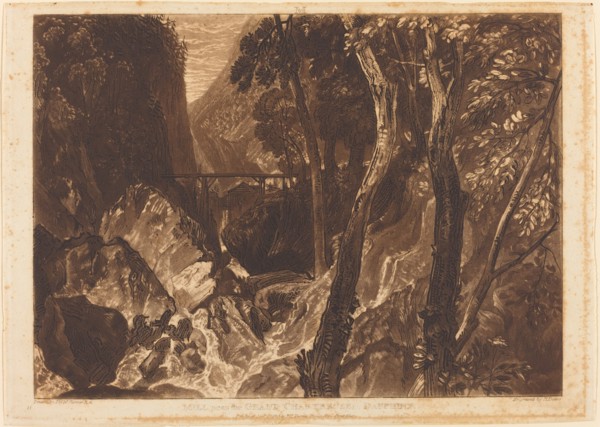 Mill near the Grand Chartreuse, published 1816.