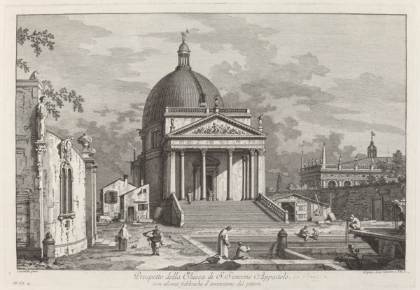Prospetto della Chiesa di S. Simeone Appostolo, 1742.