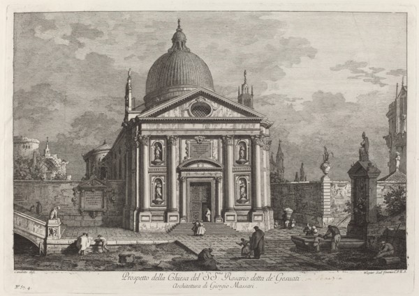 Prospetto della Chiesa del SS. Rosario detta de' Gesuati, 1742.