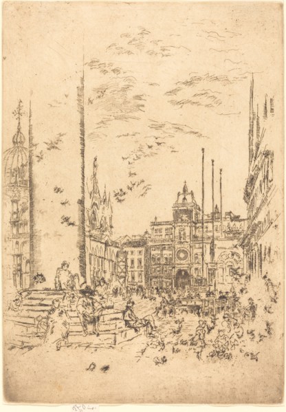 The Piazzetta, 1880.