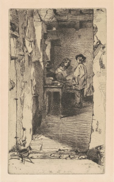 Rag Pickers, Quartier Mouffetard, Paris, 1858.