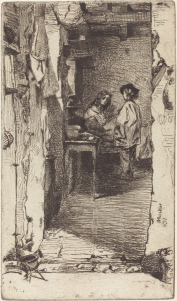Rag Pickers, Quartier Mouffetard, Paris, 1858.