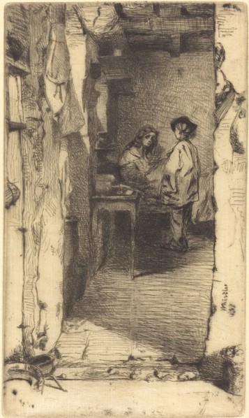 Rag Pickers, Quartier Mouffetard, Paris, 1858.