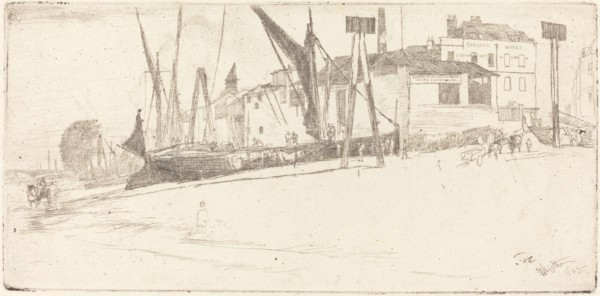 Chelsea Wharf, 1863.