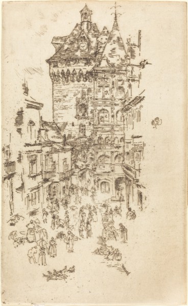 Hotel de Ville, Loches, 1888.