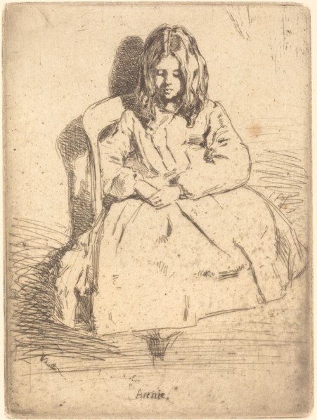 Annie Seated, 1858.