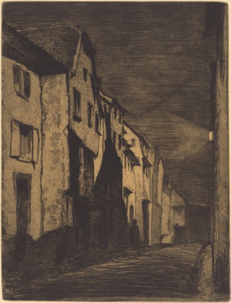 Street at Saverne, 1858.