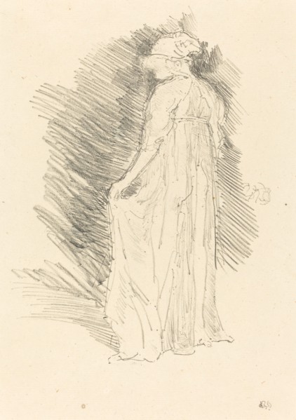 The Draped Figure, Back View, 1893.
