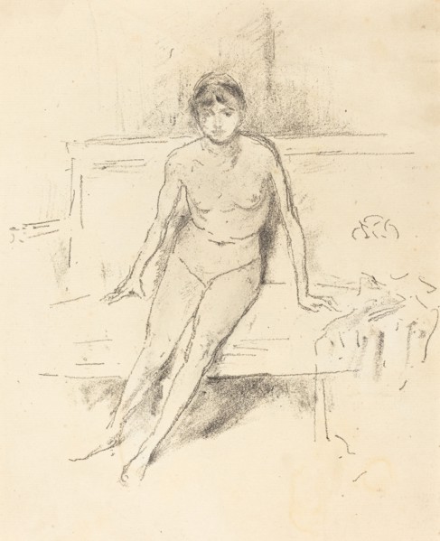 Nude Model on an Empire Sofa, 1893.
