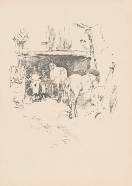The Smith's Yard, 1895.