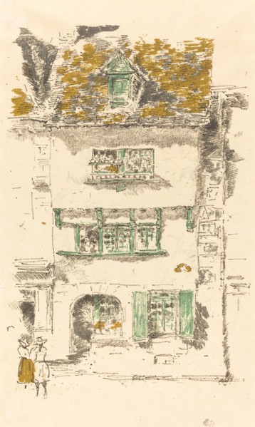 Yellow House, Lannion, 1893.