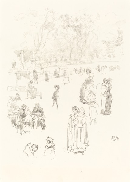 Nursemaids: "Les Bonnes du Luxembourg", 1894.