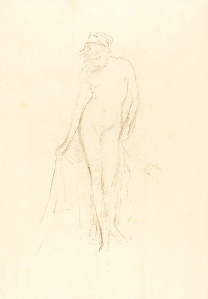 Nude Model, Standing, c. 1891.