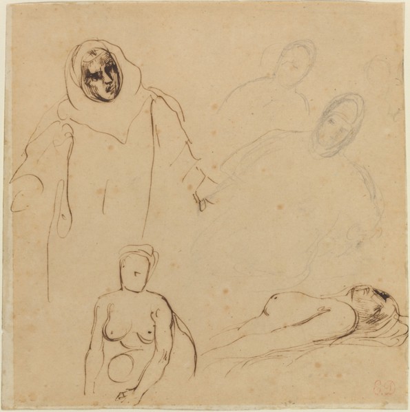 Studies for Christopher Columbus.
