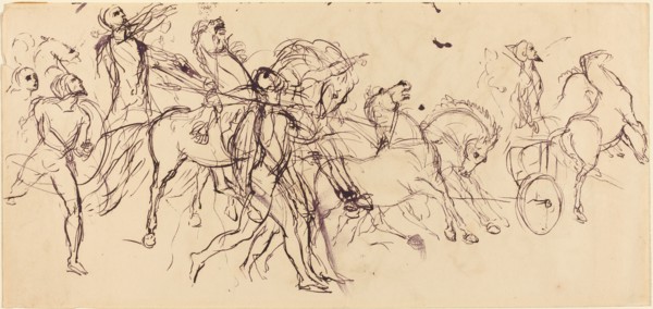 Charioteers (recto and verso).