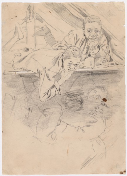Study for "Army Boots" [verso], 1865.