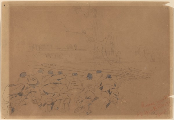 Rebel Works at Yorktown, 1862.