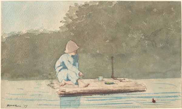 Boy on a Raft, 1879.