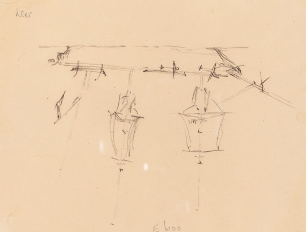 A Sailing Ship [verso], 1839/1845.