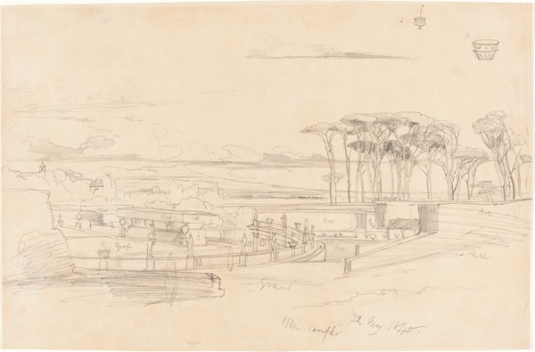 Villa Pamphili, 1840.