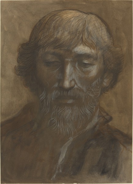 Head of a Man, Full Face.